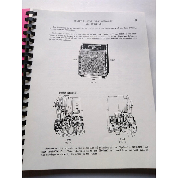 Seeburg Model Select-o-matic 100 Jukebox Operation Service Repair Parts Manual - Picture 4 of 5